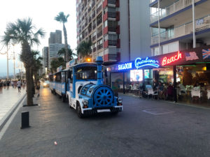 The tren turistico in Benidorm